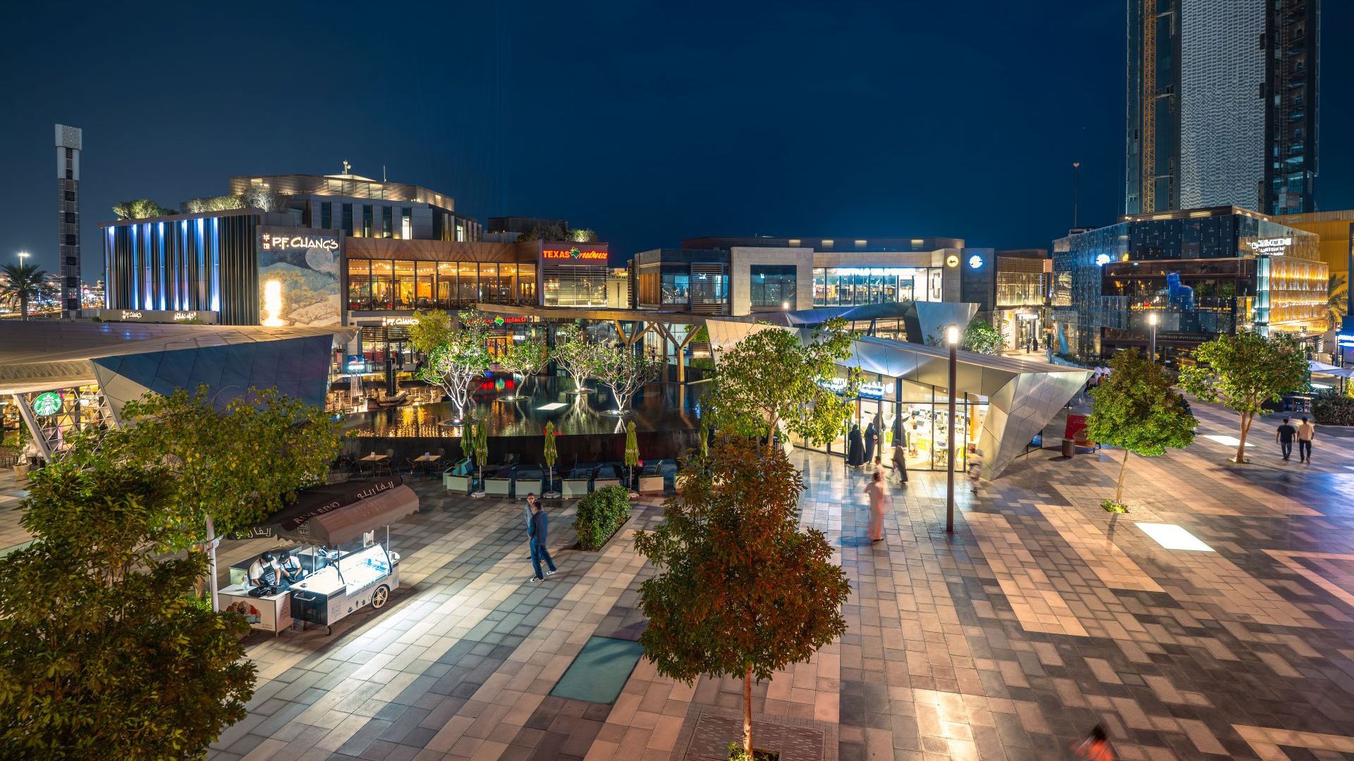 Photo of Ajdan Walk at night