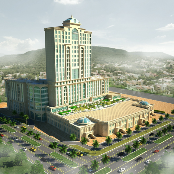 Architectural rendering of ZAHAR Tower